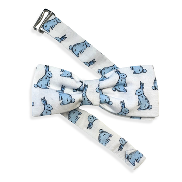 Shop High-Quality Boy's Preppy Ribbon Belt Shark Tails On Royal | Designs by Lillie 24