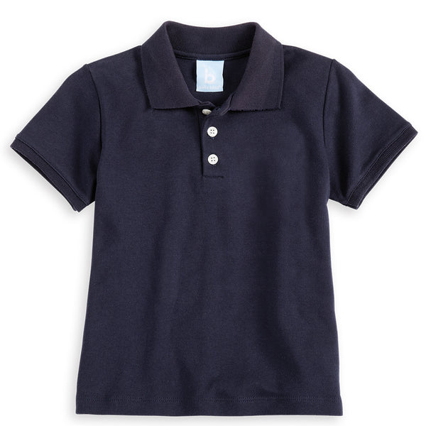 Childrens navy clearance blue polo shirts