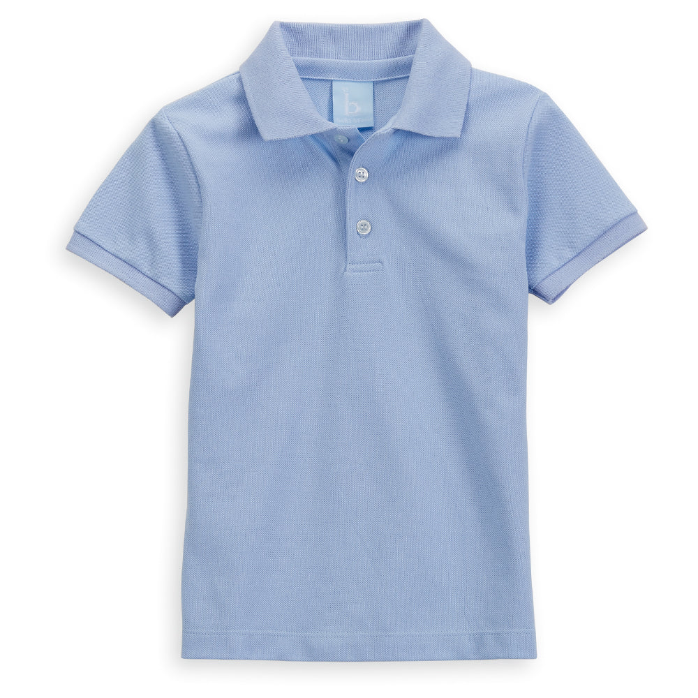 Pique Polo -- Light Blue | Classic Style Dress Clothes for Kids