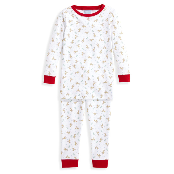 Printed Pima Jammies -- Prancer